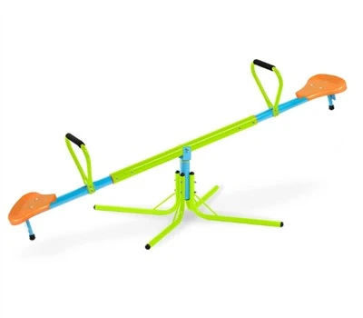 2 Seat Plastic Spinning Teeter Totter