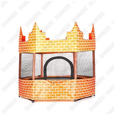 60 inch kasteel kindertrampoline