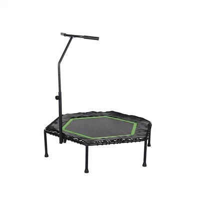 Zeshoekige trampoline met deksel